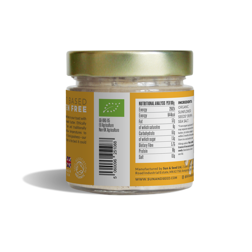 Sun &amp; Seed Raw Organic Sunflower Butter 200g