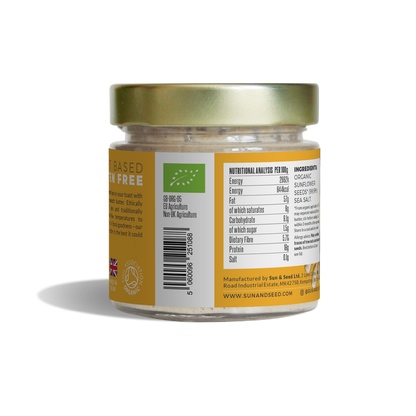 Sun &amp; Seed Raw Organic Sunflower Butter 200g