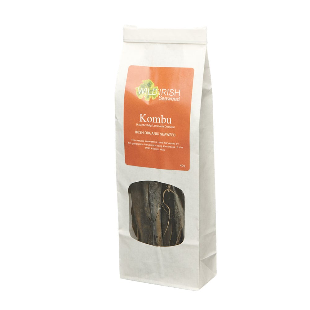 Wild Irish Seaweed - Organic Kombu Kelp 50g Bag