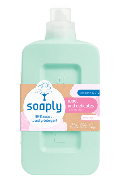 Soaply Laundry Detergent - Lively Lotus 1Ltr (Wool &amp; Delicates)