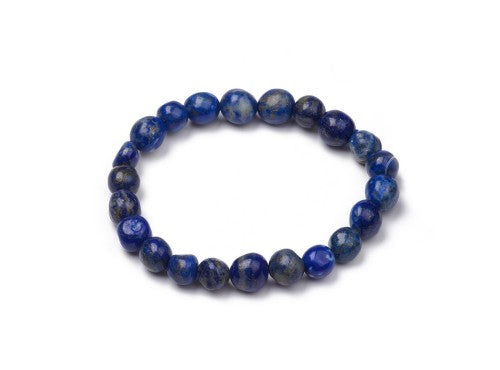 Bracelet - Lapis 8mm Ball (55mm) with Message Card