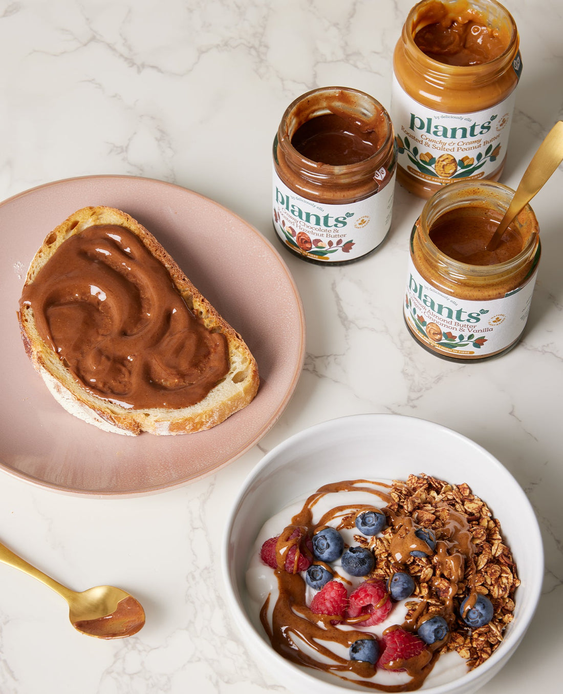 Deliciously Ella Plants Smooth Roasted Almond Butter w/Ginger and Cinnamon 170g