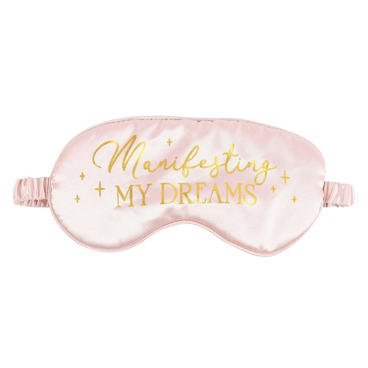 Sleep Mask "Manifesting My Dreams" Satin