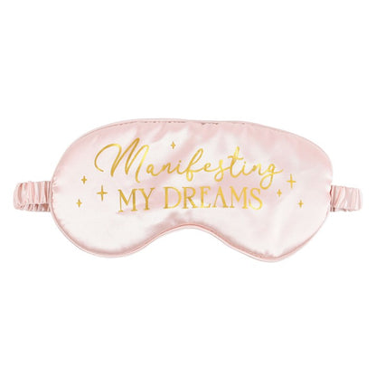 Sleep Mask "Manifesting My Dreams" Satin