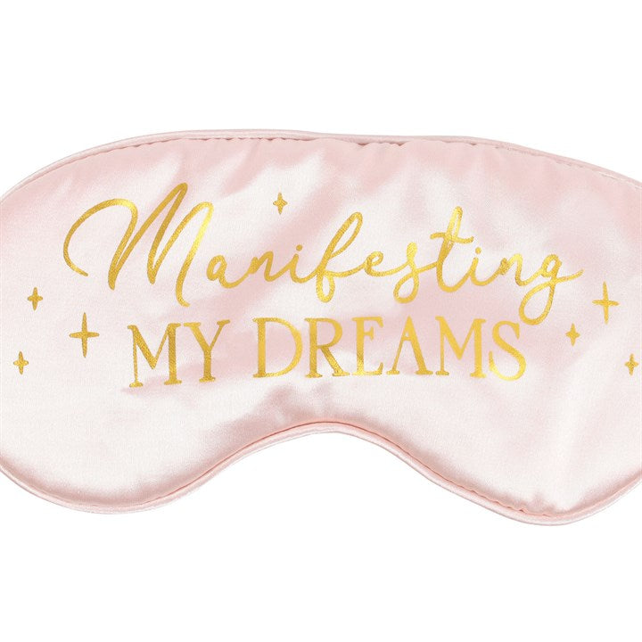 Sleep Mask "Manifesting My Dreams" Satin