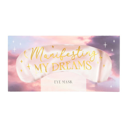 Sleep Mask "Manifesting My Dreams" Satin