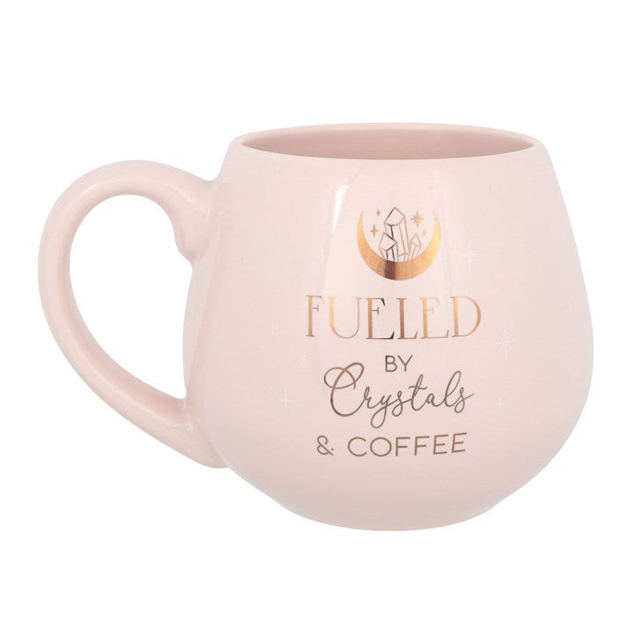 Rounded Mug - Crystals & Coffee