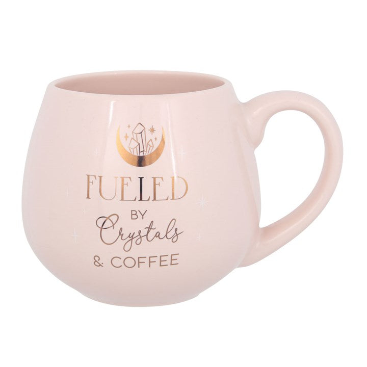 Rounded Mug - Crystals &amp; Coffee