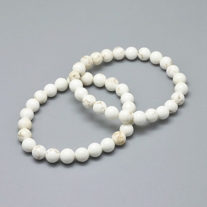 Bracelet - Magnesite Ball 55mm (8mm Ball)