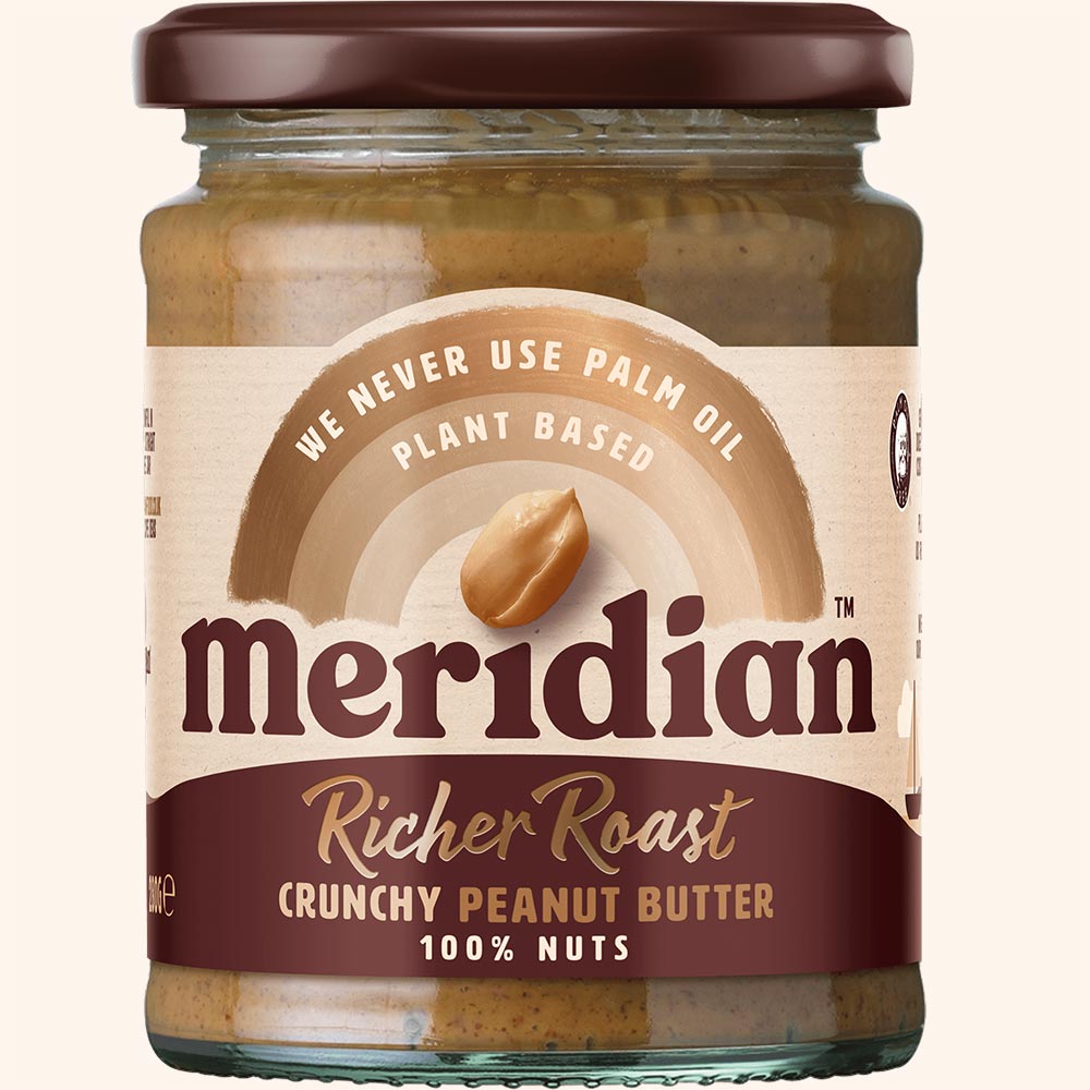 Meridian Rich Roast Crunchy Peanut Butter 100% - 280g