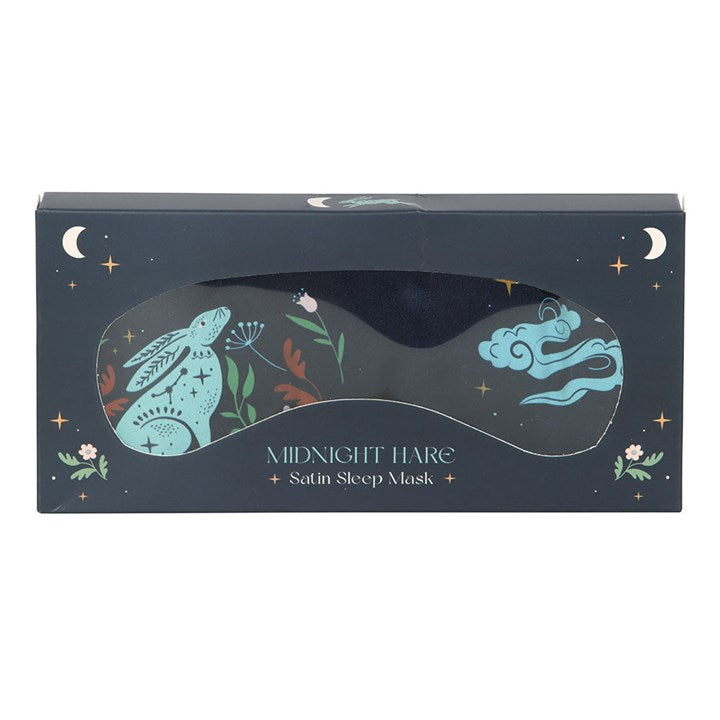 Sleep Mask "Midnight Hare" Satin