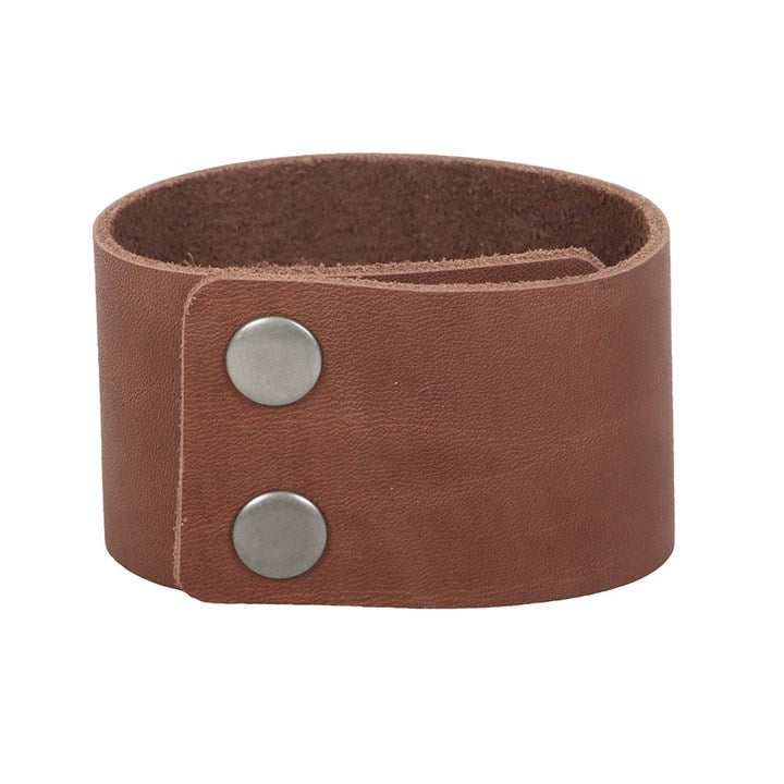 Bracelet - Leather Cuff - Viking Compass