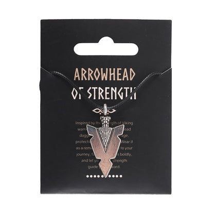 Necklace Cord (Viking) - Arrowhead of Strength