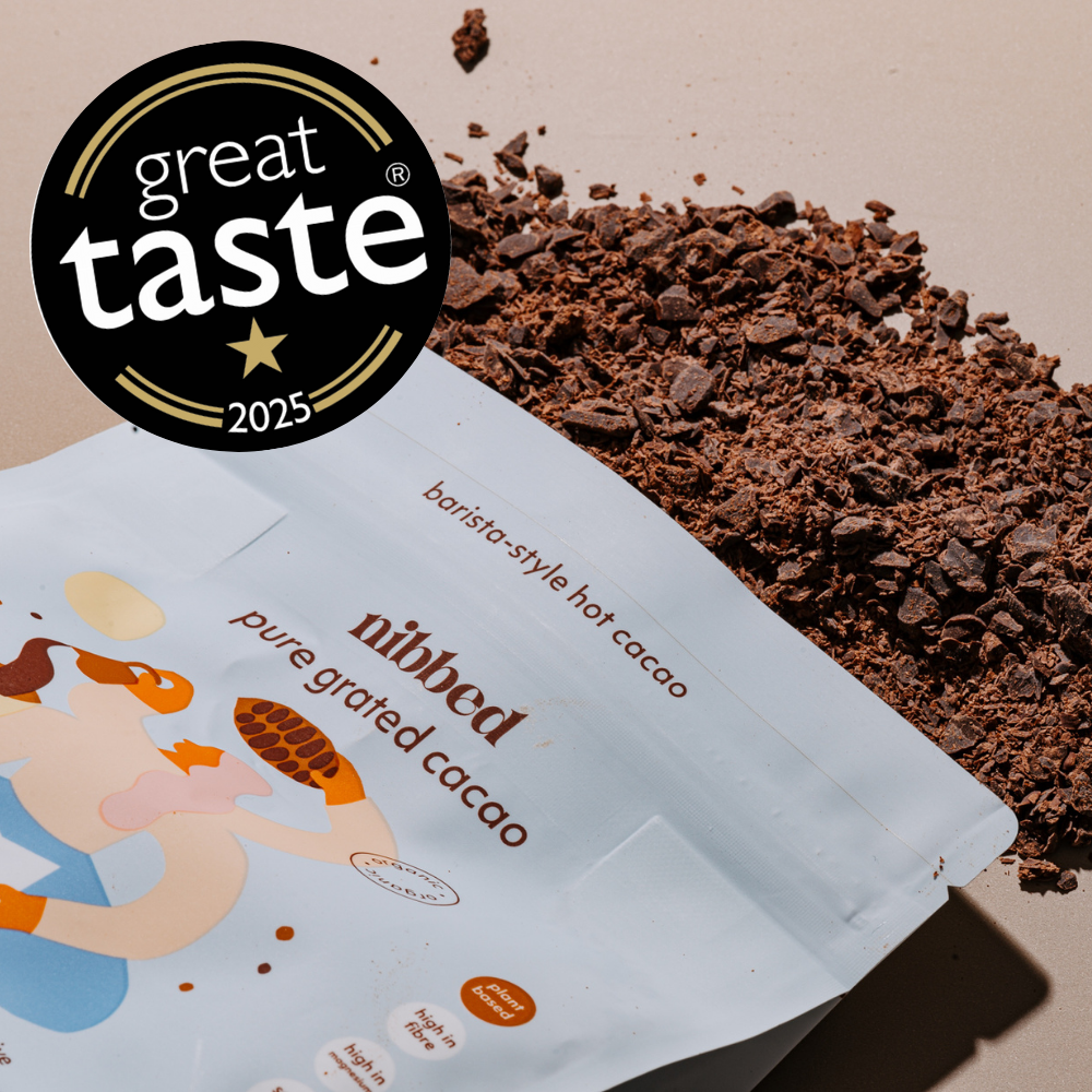 Nibbed Pure Organic Cacao Grated 200g