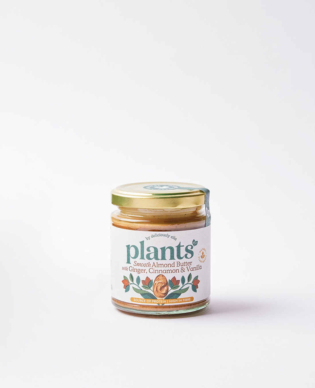 Deliciously Ella Plants Smooth Roasted Almond Butter w/Ginger and Cinnamon 170g