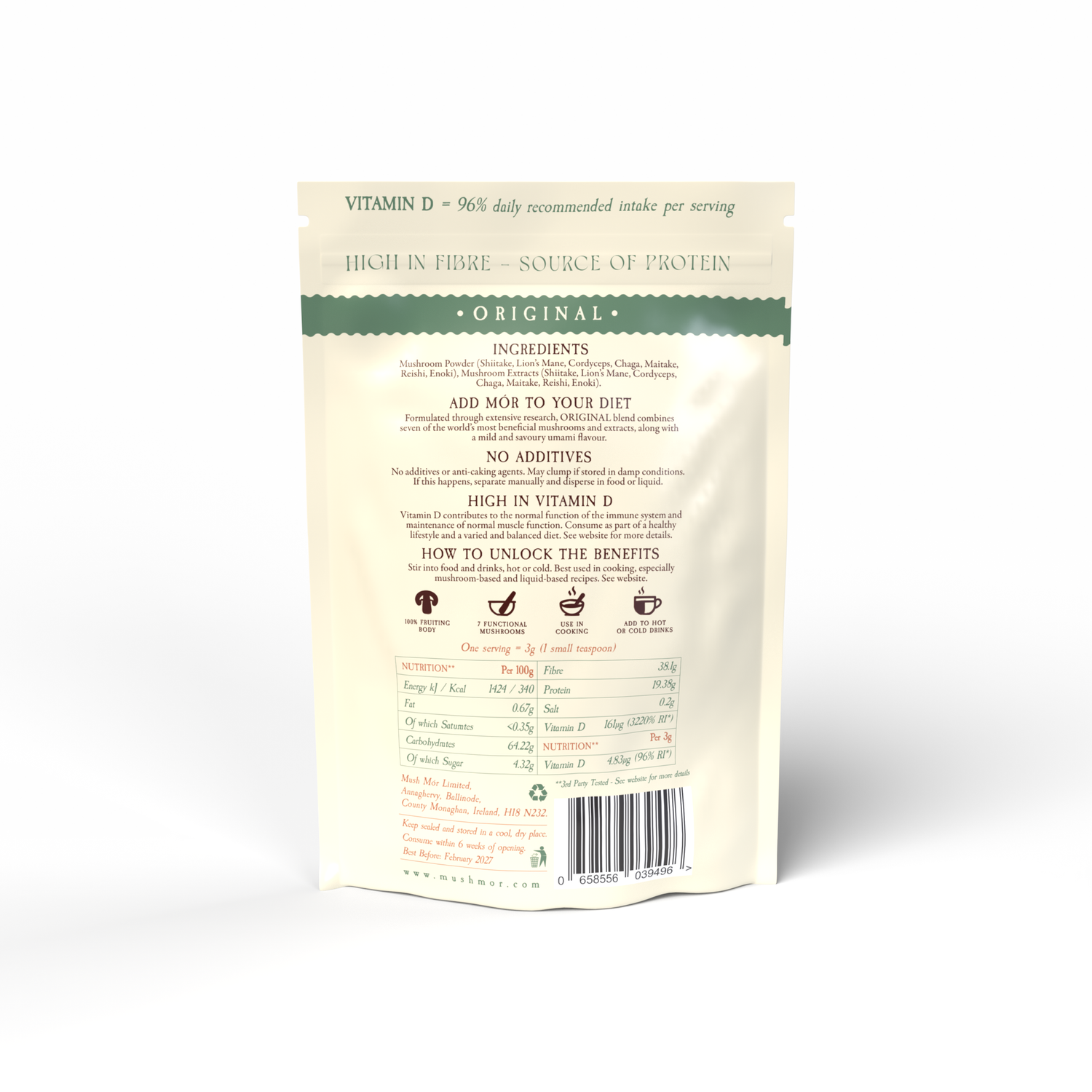 Mush Mor Original 7 Mushroon Powders &amp; Extracts