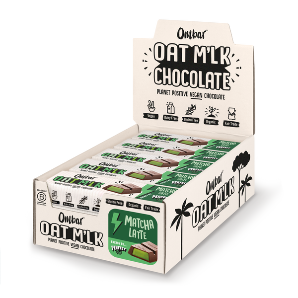 Ombar Oat M*lk Matcha Latte Filled Choc Bar 42g