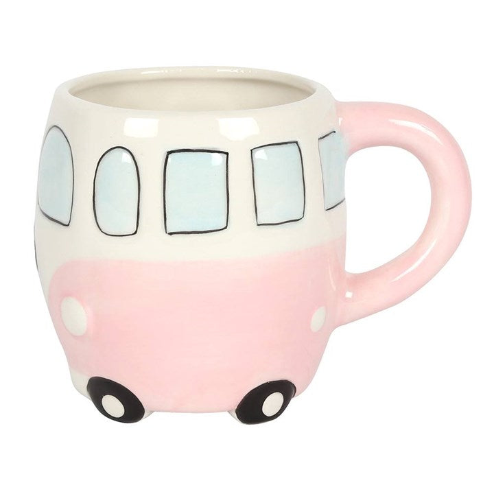 Pink Campervan Mug