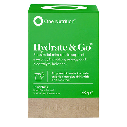 One Nutrition Hydrate &amp; Go Powder 69g (15 Sachets)