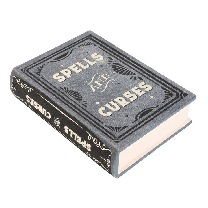 Storage Box - Book Shaped "Spells & Curses"