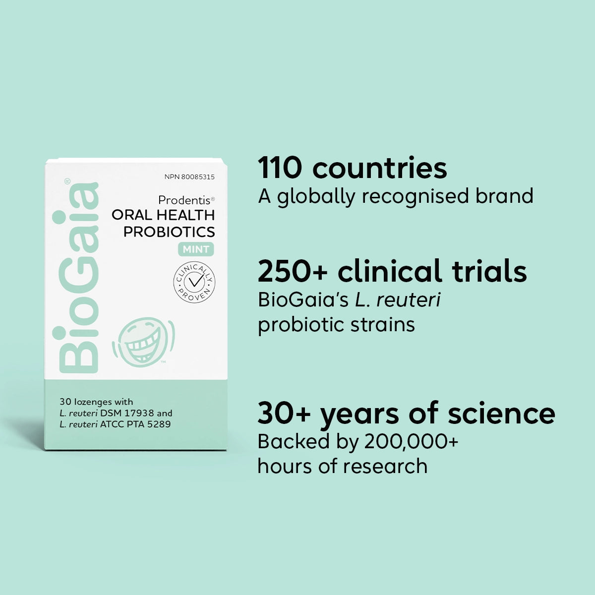 BioGaia Prodentis Mint Lozenges (30 Tabs)