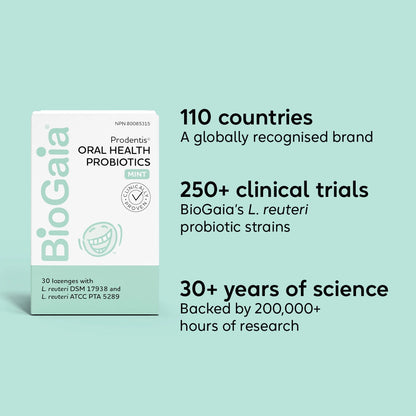 BioGaia Prodentis Mint Lozenges (30 Tabs)