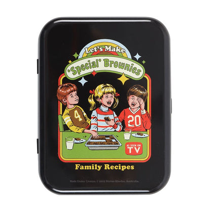 Stash Tin - "Lets Make Brownies"