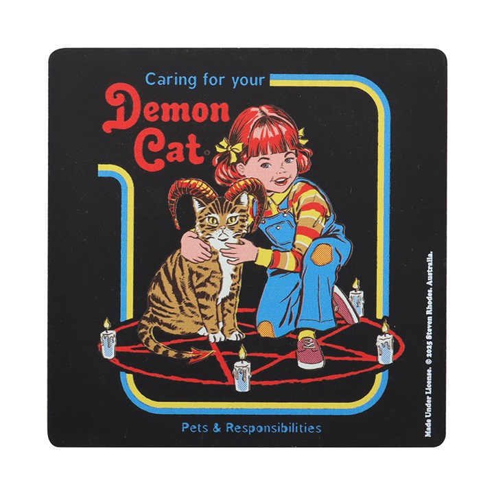 Coaster - "Demon Cat"