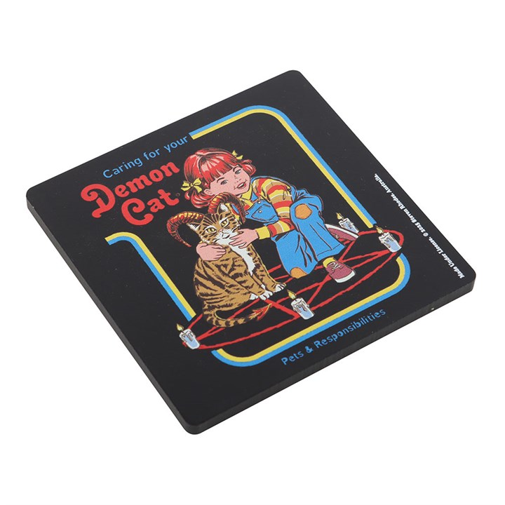 Coaster - "Demon Cat"