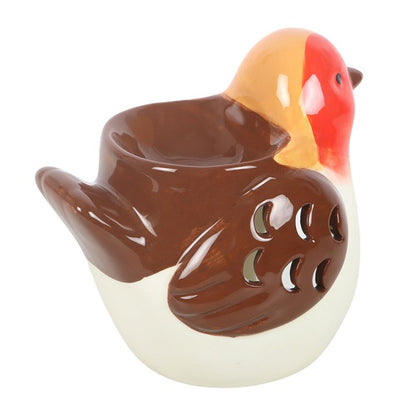 Ceramic Oil Burner &amp; Wax Warmer - Robin Shaped