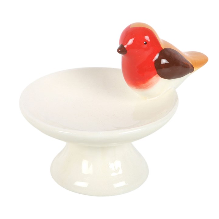Trinket Dish - Robin Bird Bath
