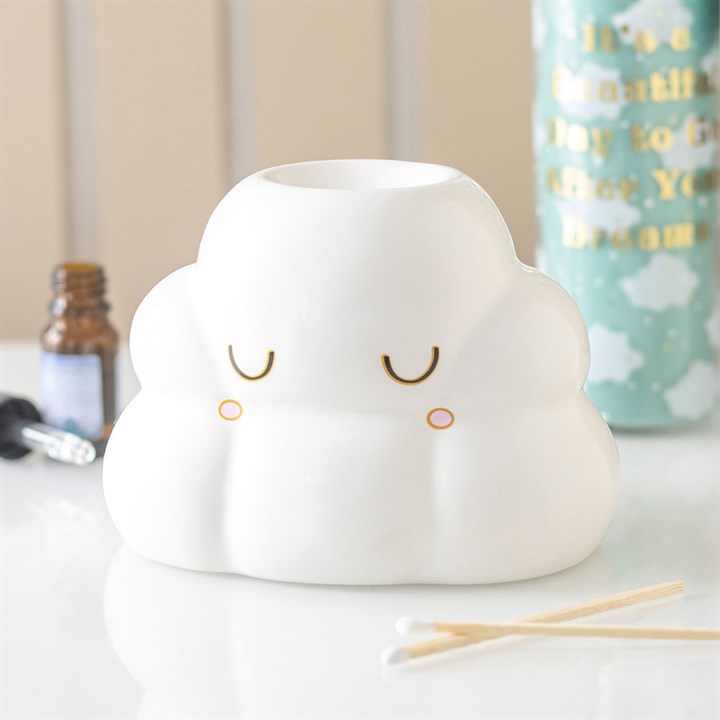 Ceramic Oil Burner - Cloud Shaped