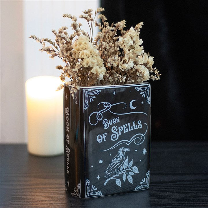 Vase - Book Shaped - "Book of Spells"