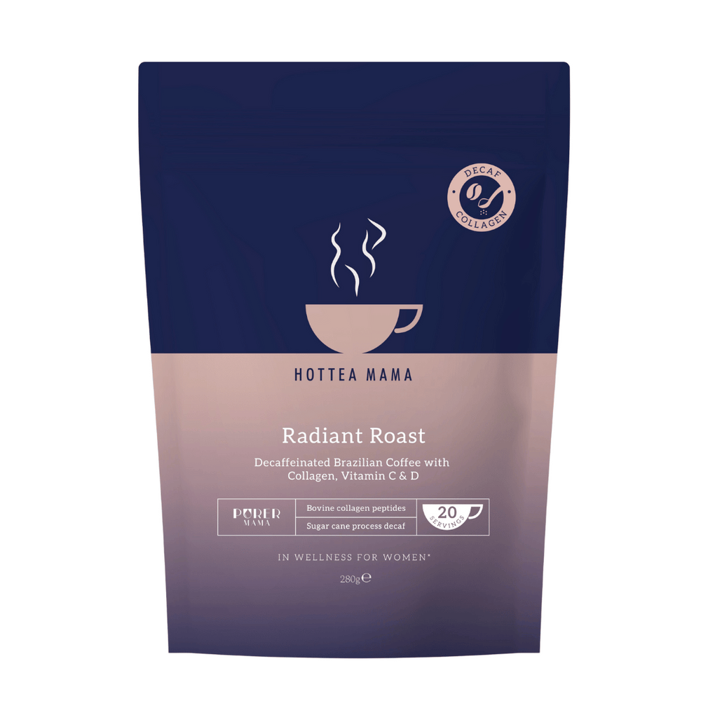 HotTea Mama Radiant Roast Collagen Decaf Coffee (200g)