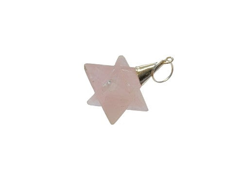Pendant - Rose Quartz Merkaba