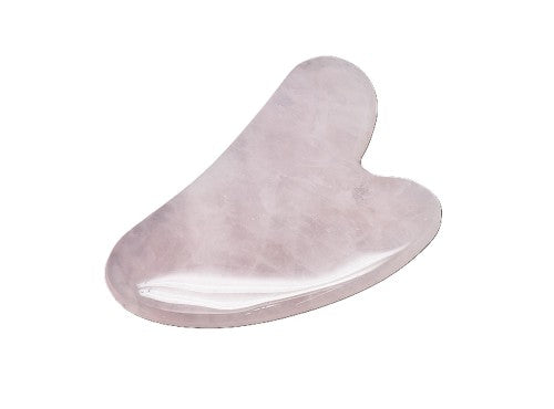 Rose Quartz Gua Sha Massage Tool 78x50x4 mm