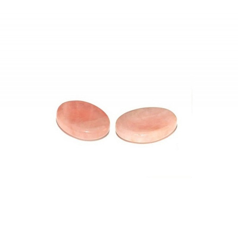 Rose Quartz Thumb Worrystone 45mm