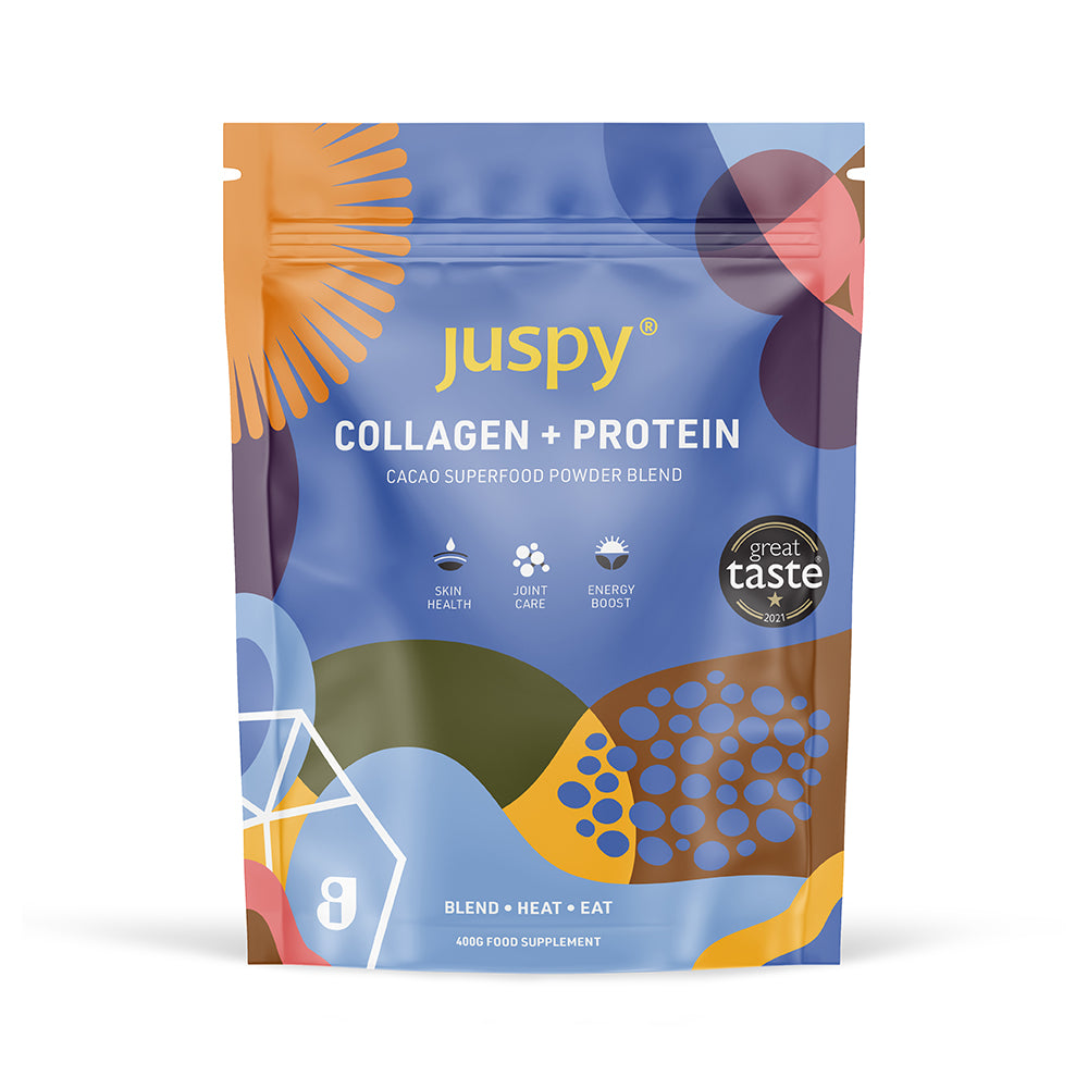 Juspy Collagen and Cacao Protein Blend 400g