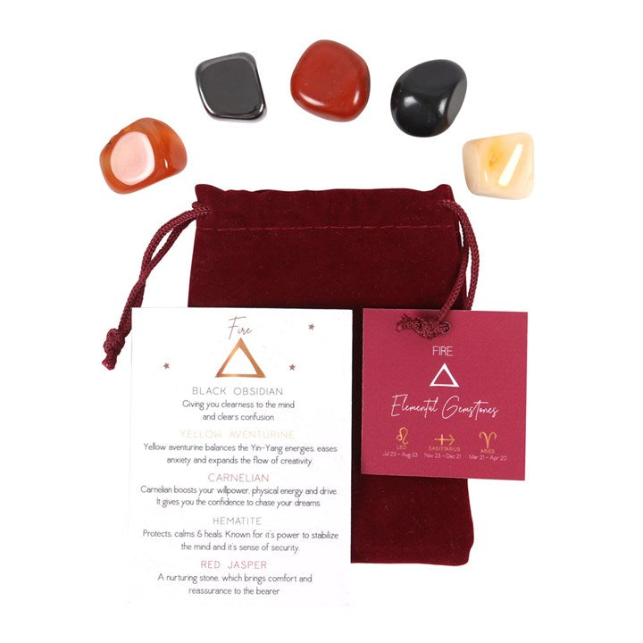 Firestone Element Tumble Gemstone Set