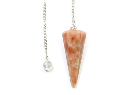 Sunstone Pendulum Faceted