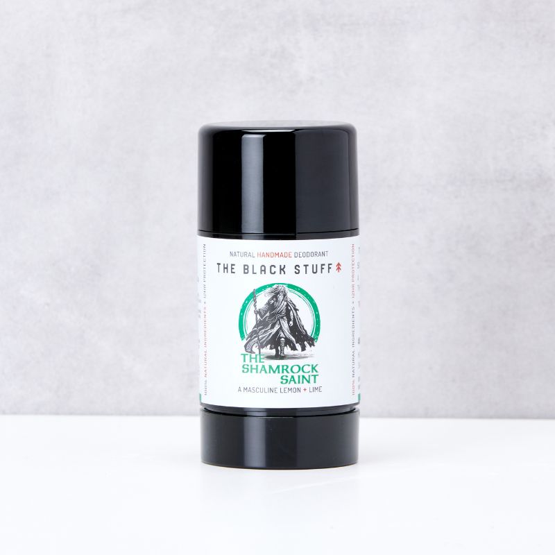 The Black Stuff - Natural Deodorant Stick (The Shamrock Saint) 2.8oz