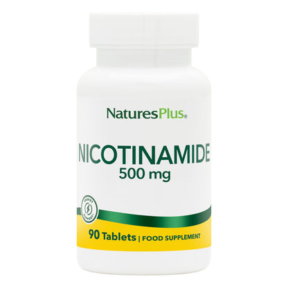 Natures Plus Nicotinamide 500mg (90 Tabs)