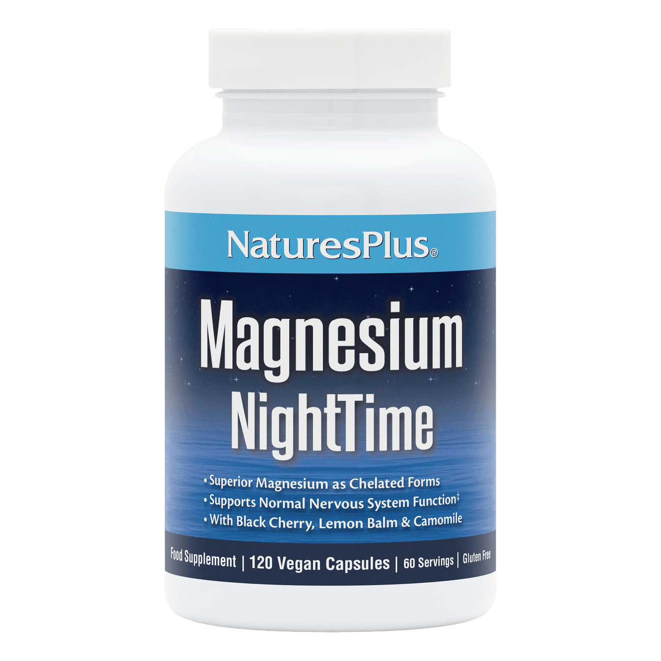 Natures Plus Magnesium Nighttime (120 Caps)