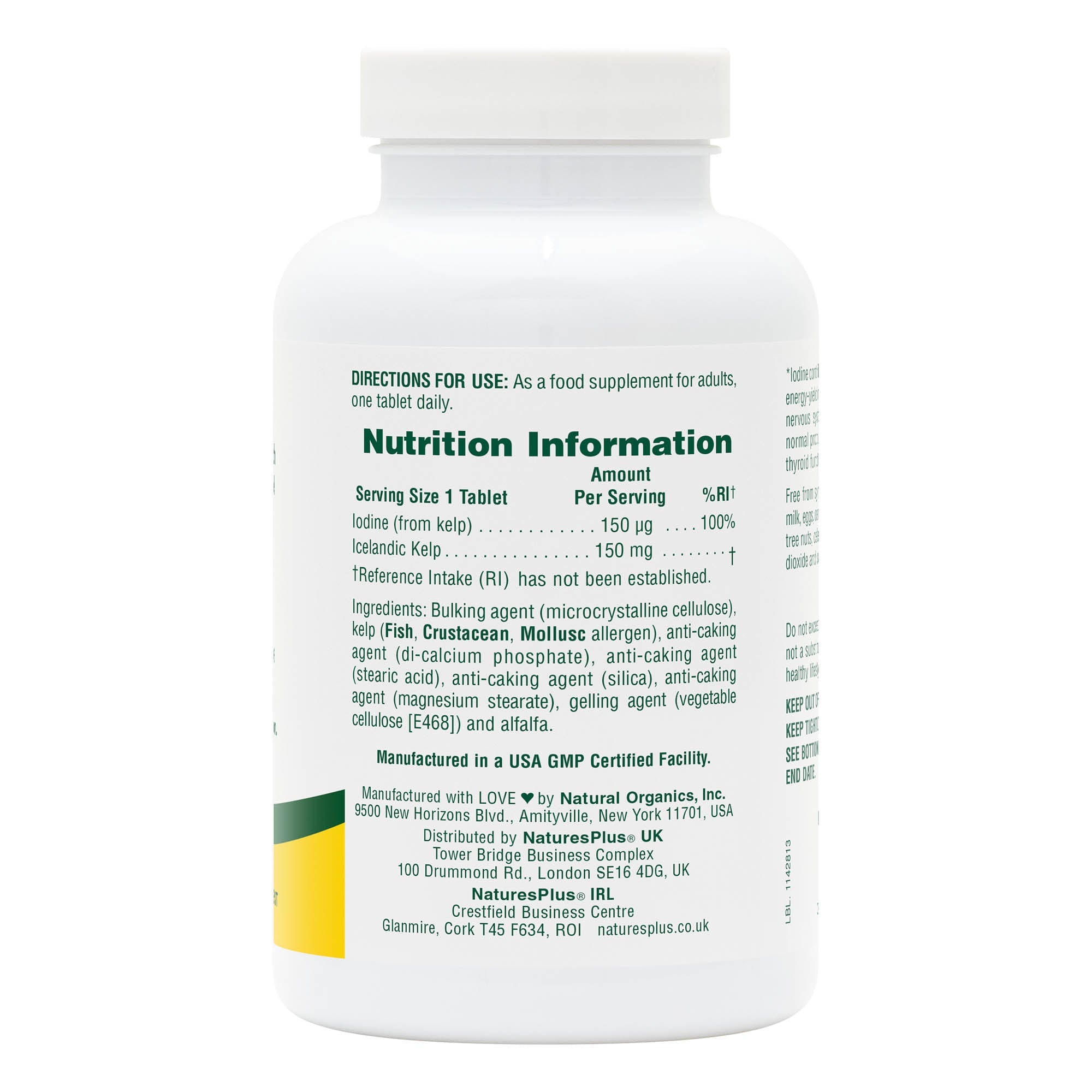 Natures Plus Kelp Tablets (300)