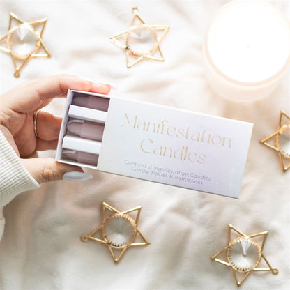 Manifestation Candles (3) in a Box