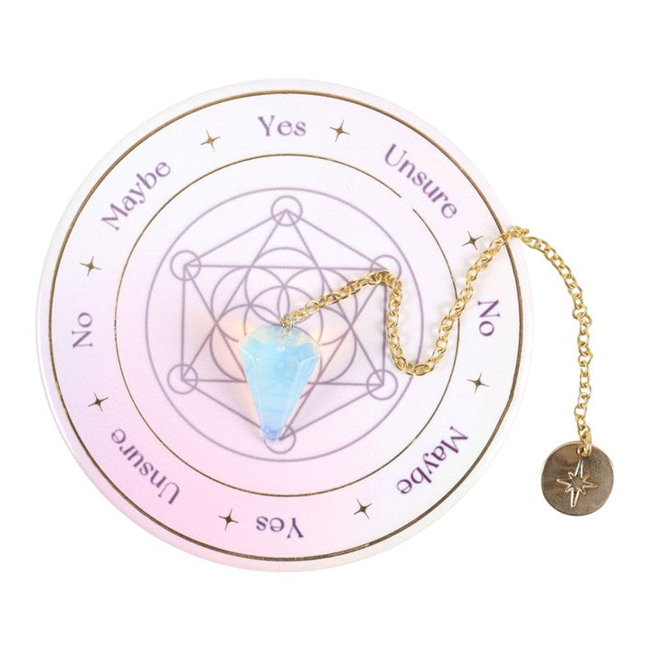 Pendulum Divination Kit - Opalite