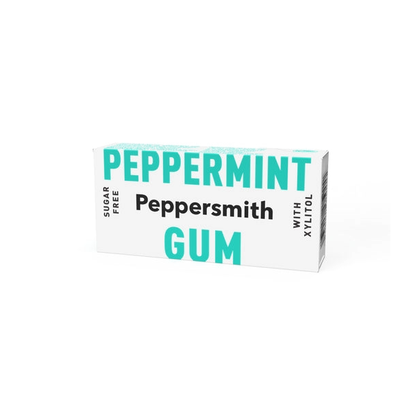 Peppersmith English Peppermint Chicle Chewing Gum (10pcs)