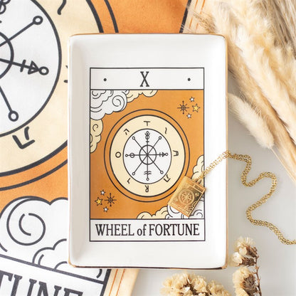 Tarot Trinket Dish - The Wheel of Fortune - Vintage