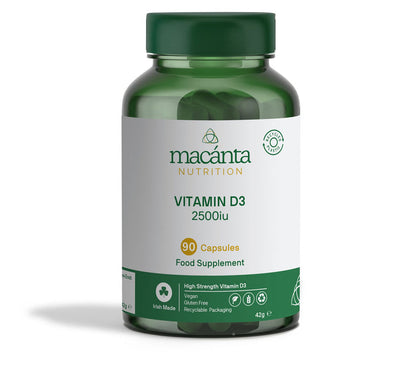 Macanta Vitamin D3 2500iu (90 Capsules)