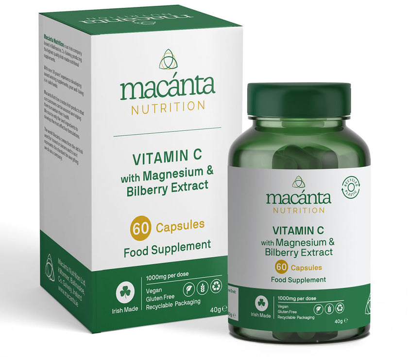 Macanta Vitamin C w/Bilberry Extract (60 Capsules)
